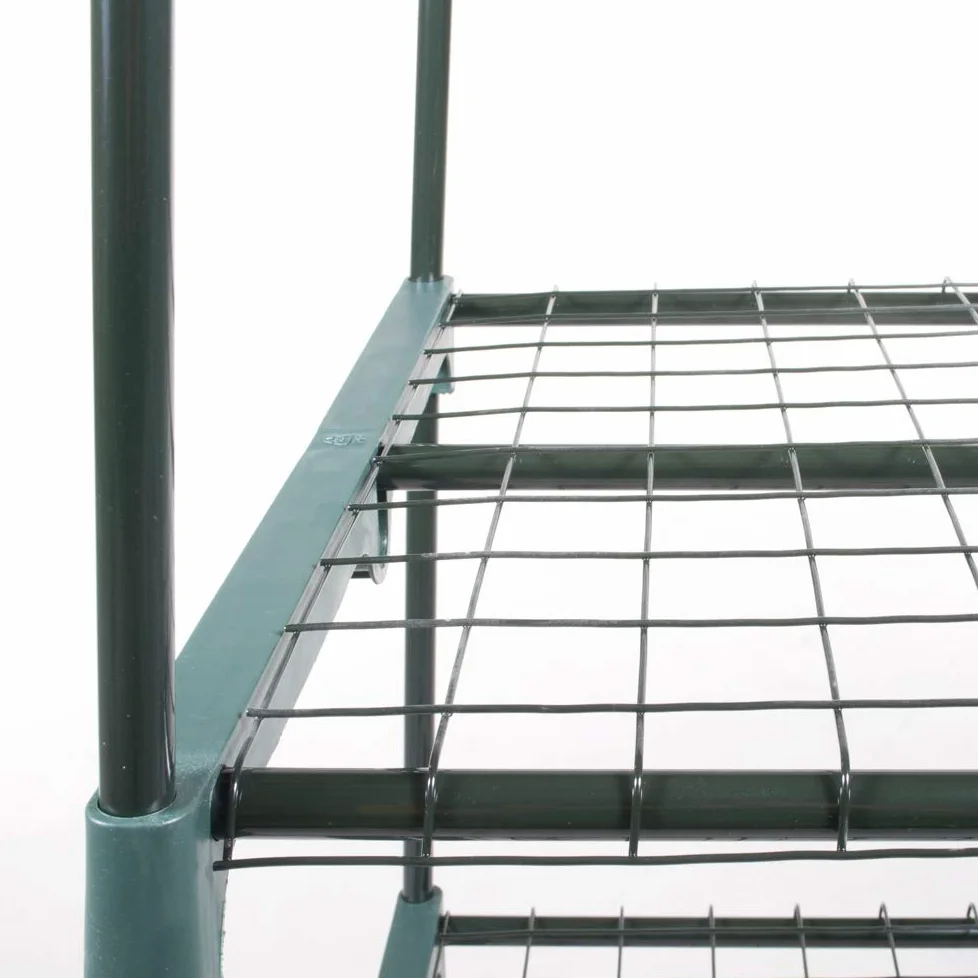 VERDELOOK Serra a 4 Ripiani in Acciaio Verniciato con Telo in PVC, 91x49x162 cm