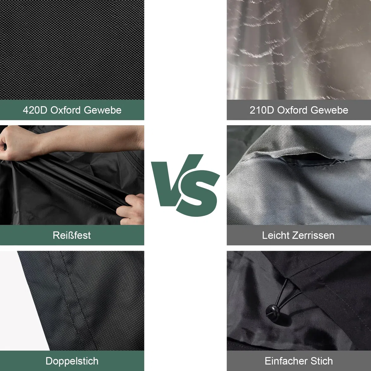 Copertura per dondolo da 3-4 posti, impermeabile, antivento, resistente all'inverno, resistente ai raggi UV, resistente agli strappi, in tessuto Oxford, per dondolo da giardino, 210 x 150 x 150 cm