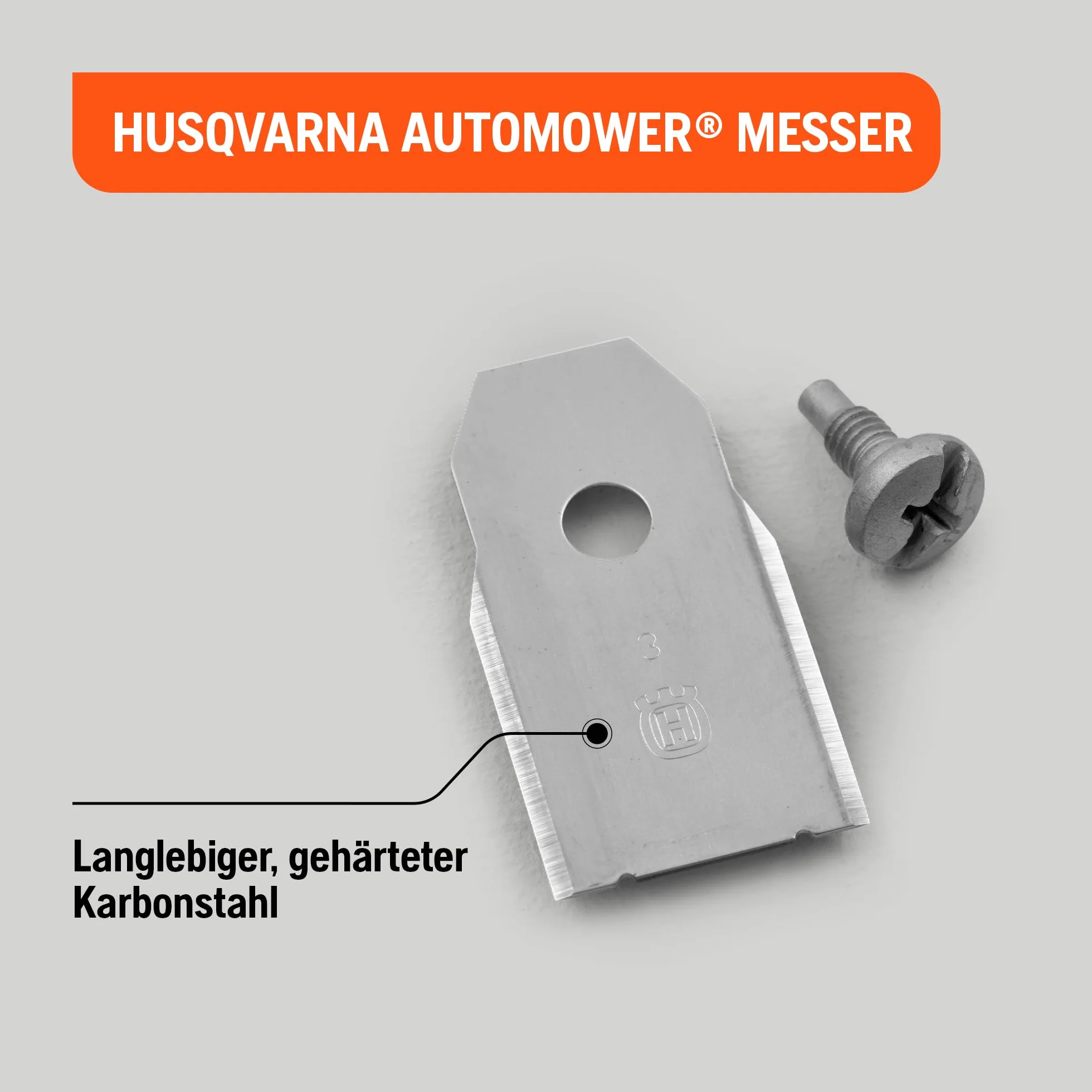 Husqvarna / Gardena - Lama di ricambio originale, 9 pezzi Adatto per robot tosaerba della marca Husqvarna e Gardena.