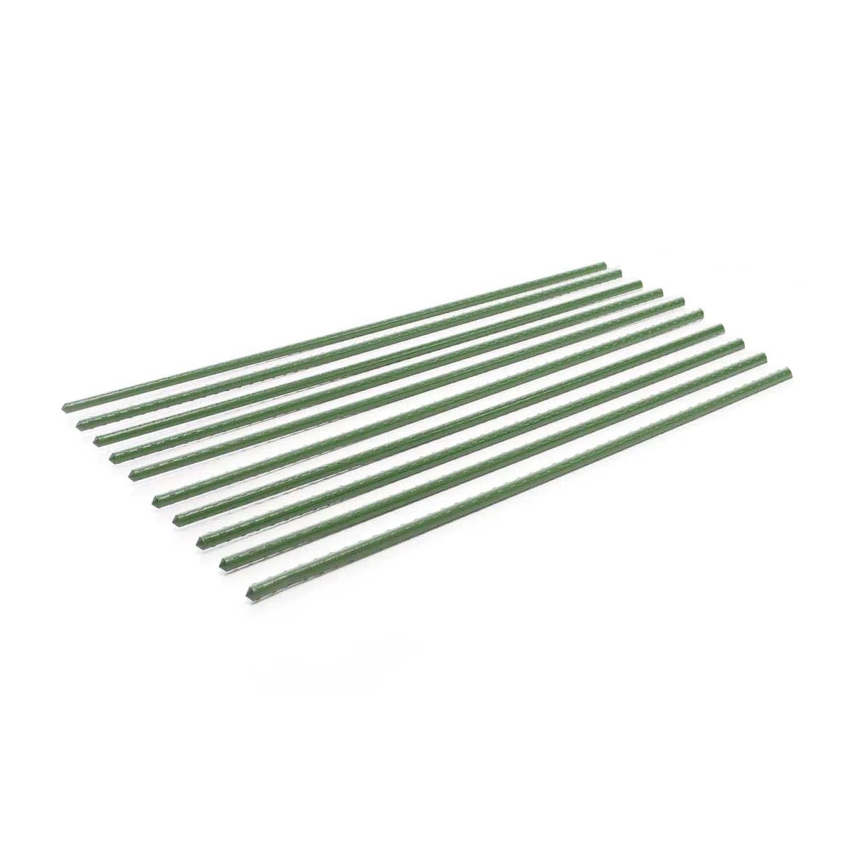 Sostegno piante 10 Tutori per piante giovani 60cm Ø8mm verde, metallo/plastica, Bastoni di supporto