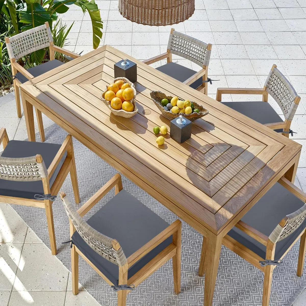 2/4/6 Pezzi Cuscini for Sedie Impermeabili Esterno 35/40/45cm- Cuscino di Seduta con Lacci Spessi 5cm per Cucina, Sala da Pranzo，Ufficio，Giardino, Esterno, Interno(Beige,40x40cm(2pcs))