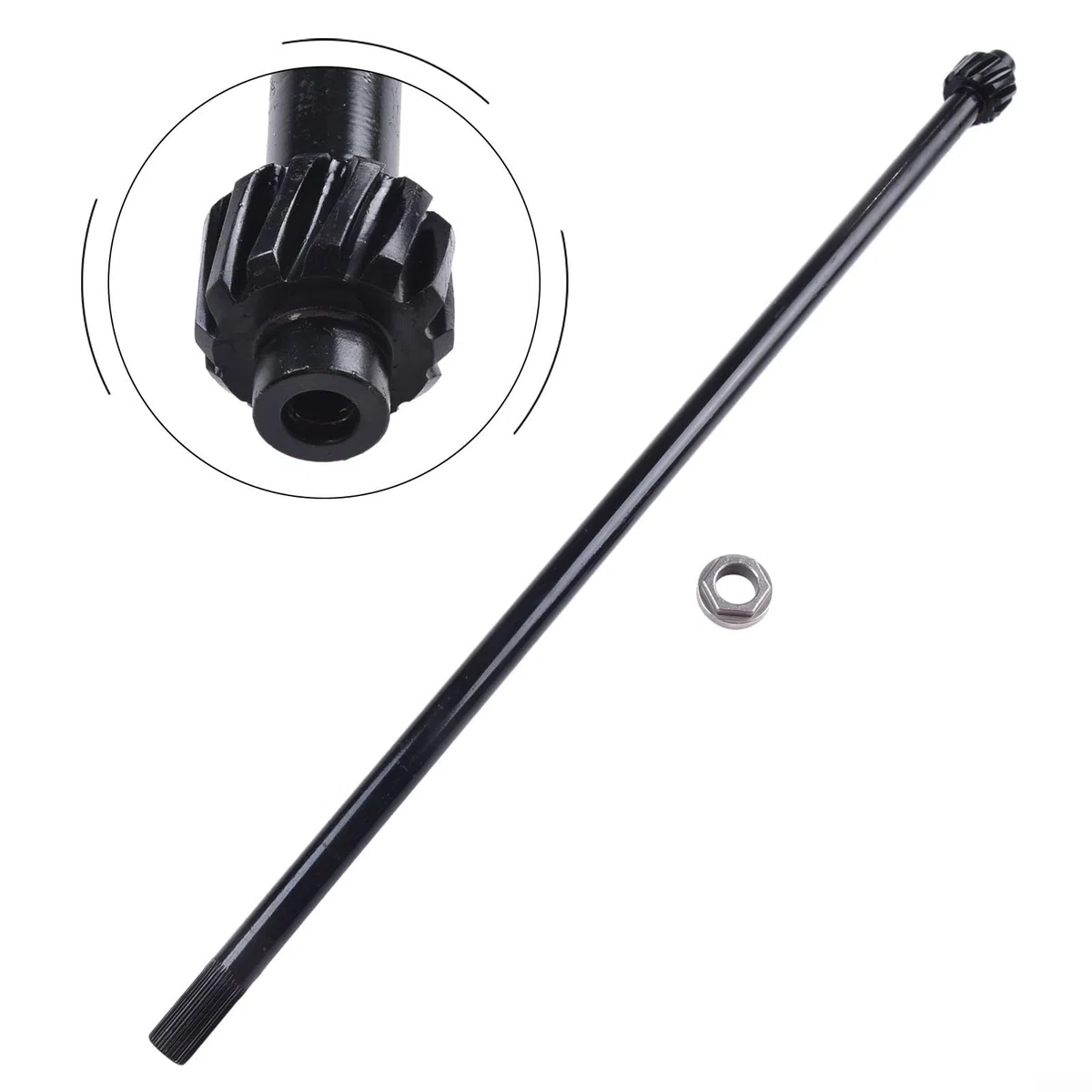 Albero dello sterzo, 1 pezzo, sostituisce 938-05078 738-05078, boccola esagonale ID 5/8" OD 7/8", costruzione in metallo per riparazione tosaerba, adatto per CLT per LT T Series TB42 TB46
