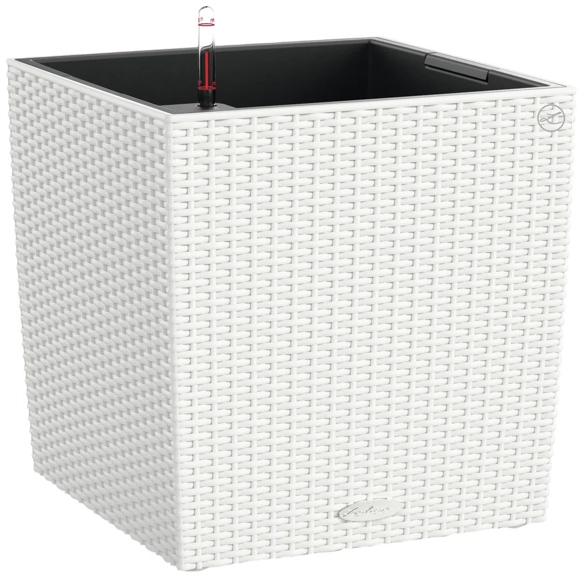 LECHUZA CUBE Cottage 50 bianco 15390