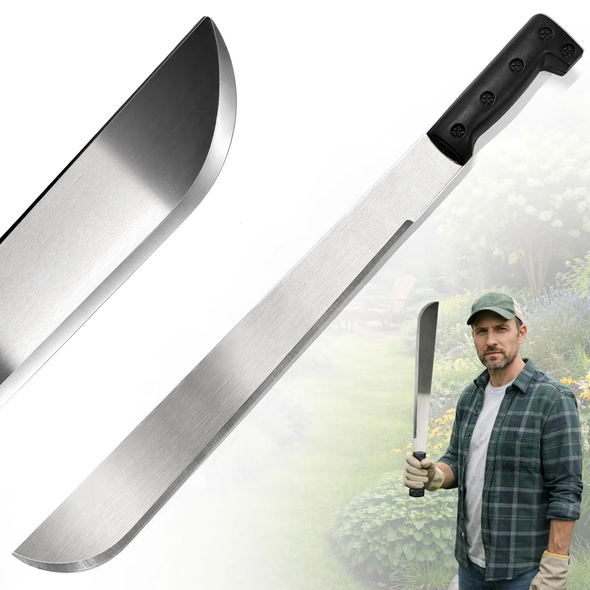 Machete da giardino per manutenzione del verde – utensile manuale per uso quotidiano
