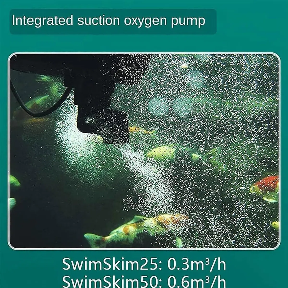 Skimmer automatico per laghetti, 3000-4200 l/h, aspirazione 43 W/70 W, cavo di alimentazione da 10 m, collettore di detriti a basso rumore per laghetti da giardino e piscine