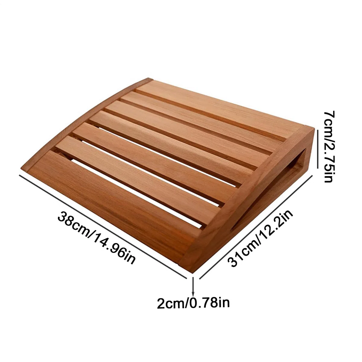 Generico Poggiatesta per Sauna, Ergonomico Antiscivolo Naturale in Legno Traspirante, Poggia Collo E Schienale per Sauna, per Confort Riposo Rilassamento Donne Uomini Adulti Casa Spa Commerciale