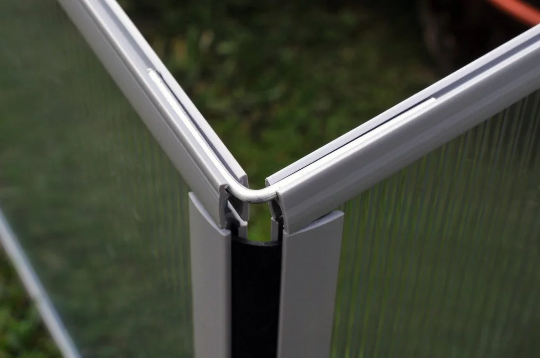 Serra in Policarbonato Slide and Grow per Giardino Orto Balcone 97 x 57 x h28/37 cm. MADE IN EUROPE