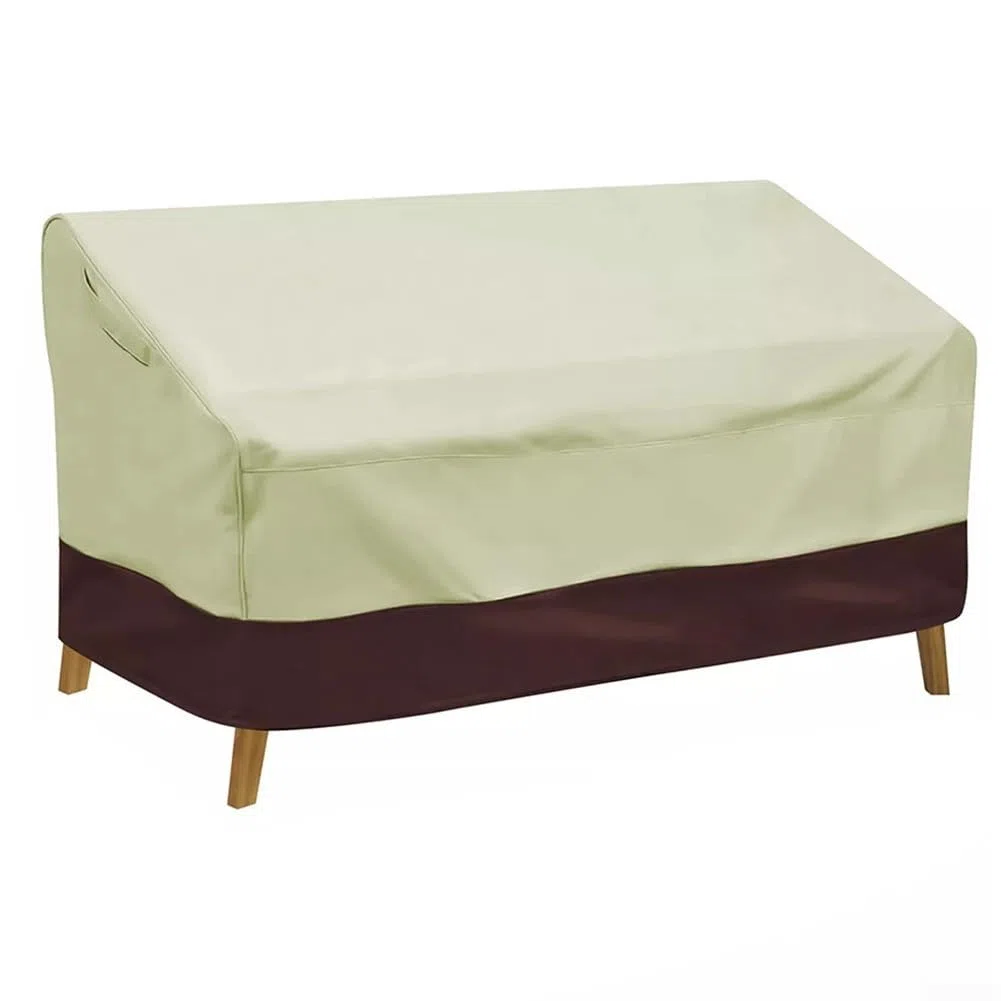 Copridivano impermeabile da esterno per panchine da 2 e 4 posti, con orlo regolabile con coulisse (210D: 223 x 83 x 84)