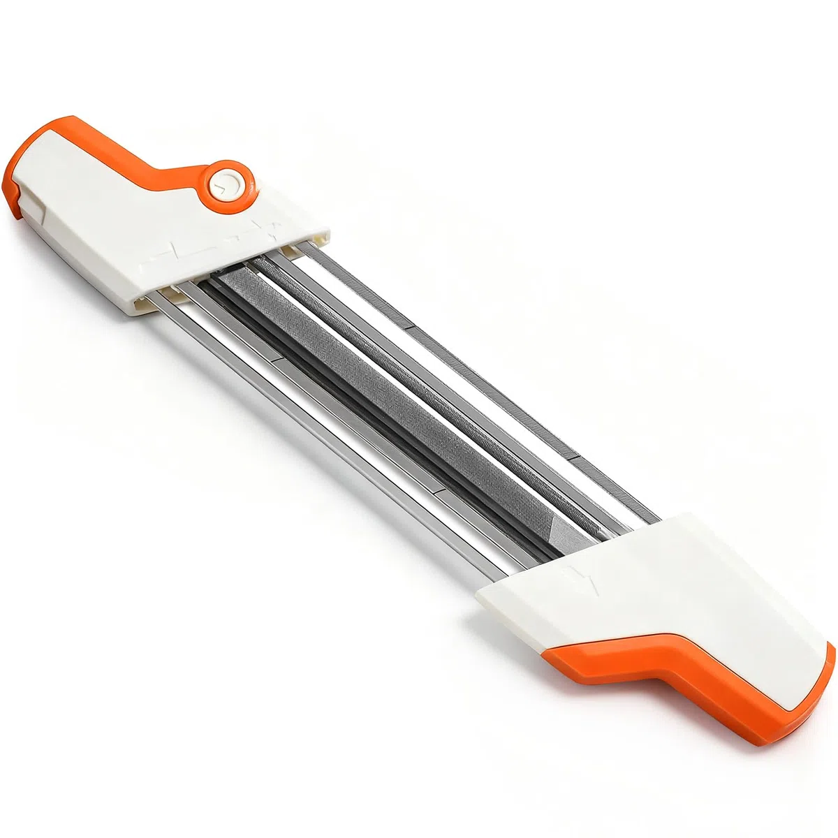 Affilatrice per motosega 2 in 1 per catene con passo da 0,325 cm, strumento di affilatura per motosega con lima da 4,8 mm, compatibile con catene per motosega Stihl 40,6 cm/45,7 cm/50,8 cm, ricambio