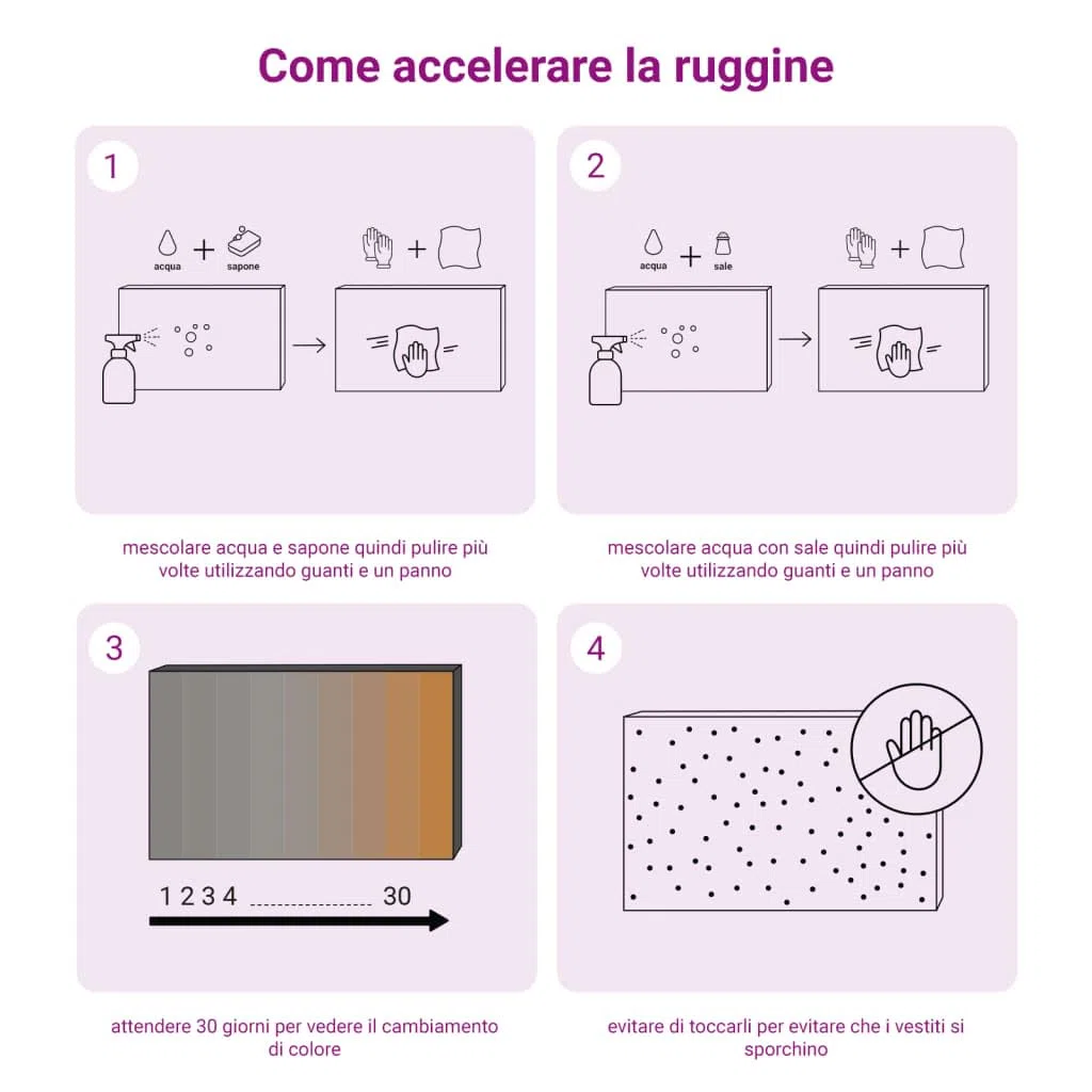 vidaXL Decorazione Muro da Giardino 105x55 cm Moresco Acciaio Corten