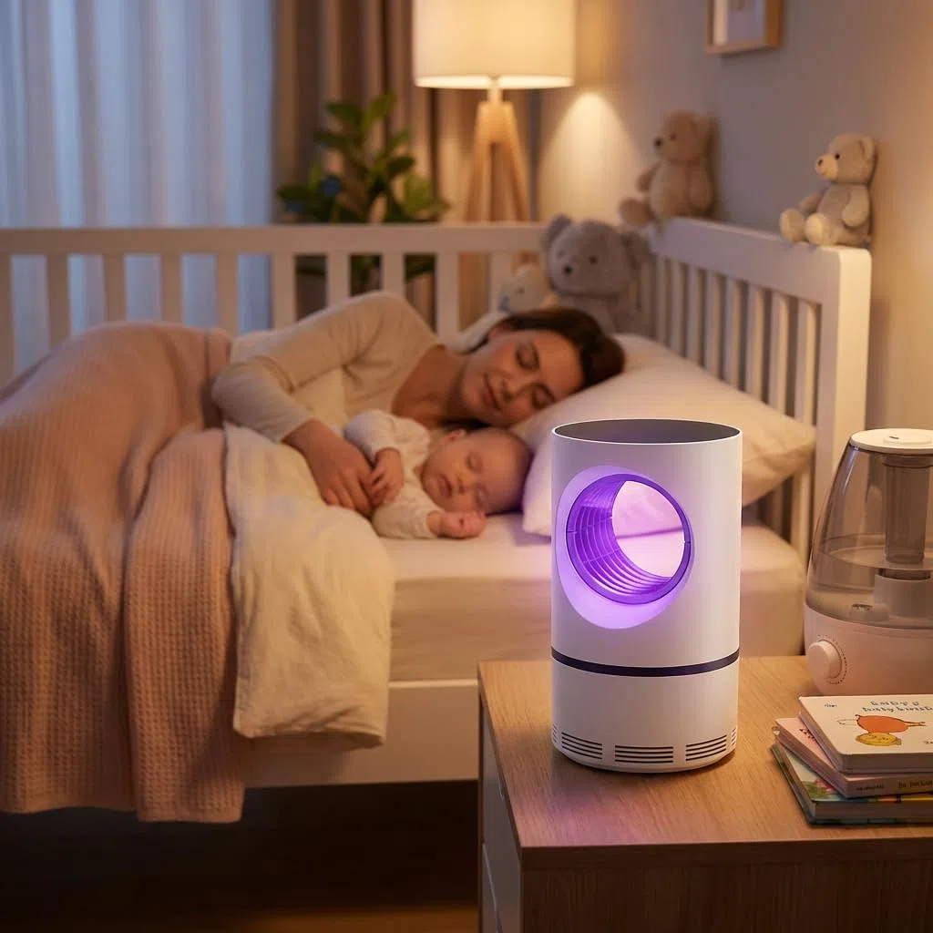 Lampada Antizanzare,Lampada per Zanzara 2026,Antizanzare Elettrico da Interno,USB Zanzariera Elettrica Portatile Antizanzare Lampada Interni con Luce UV,Alto-efficiente Trappola Zanzare Anti Insetti