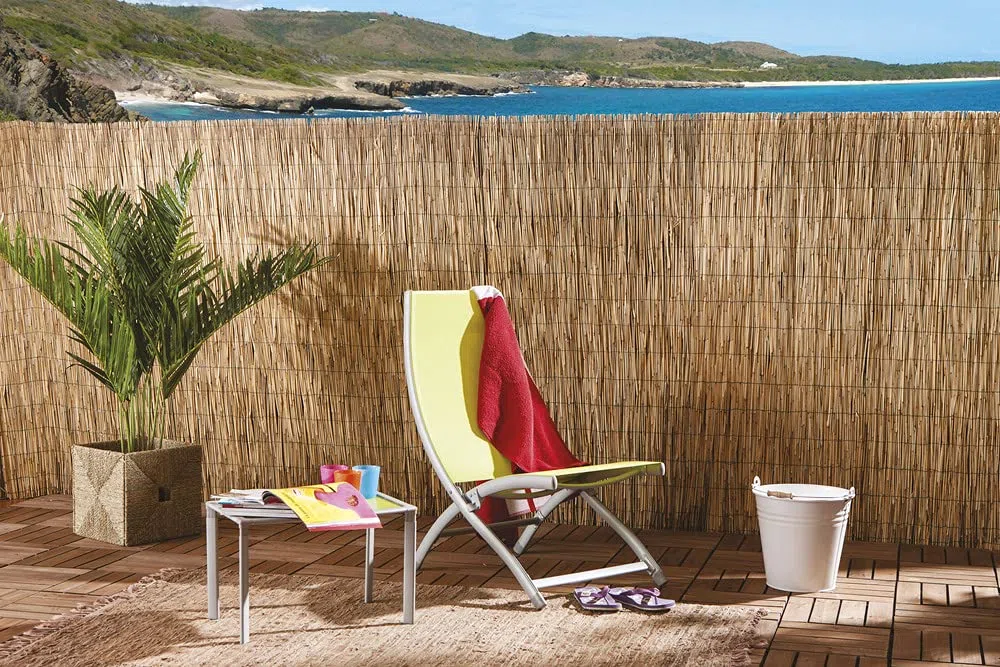 VERDELOOK | Arella Cina in Cannette Bamboo Pelato, 1.5x5 m, bambù per Recinzioni e Decorazioni, Copertura Recinzioni