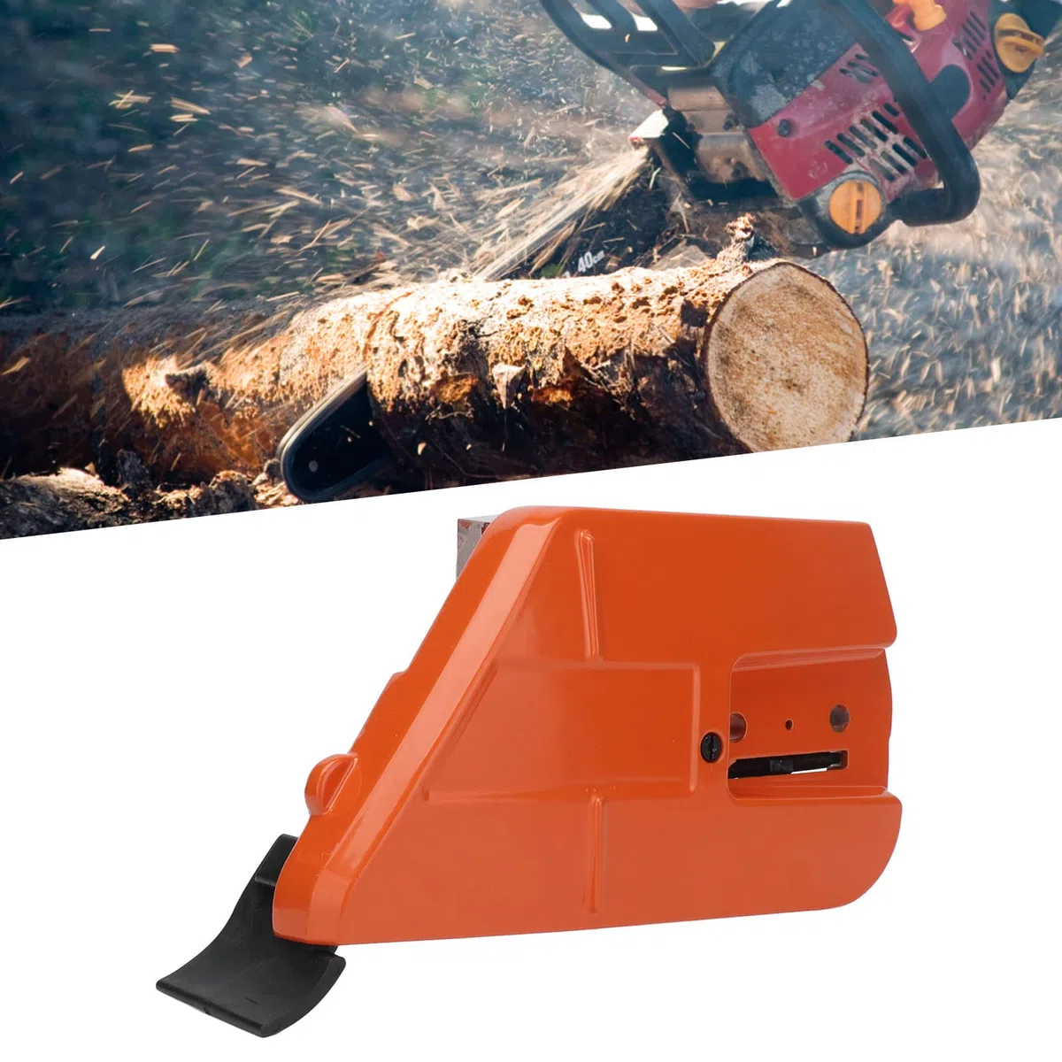 Coperchio della frizione per motosega, coperchio del freno a catena, alta potenza per attrezzi da giardino per 362 365 371 372