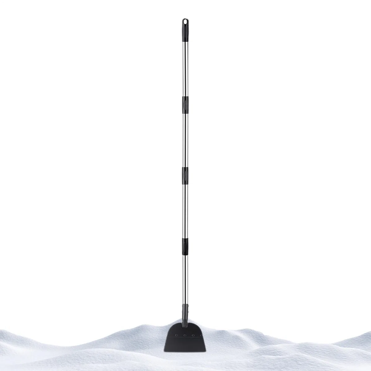Pala per Neve Raschiatore per Rimozione Ghiaccio in Metallo Resistente | Raschia Pavimenti Esterno Resistente per Passaggio Cortile Terrazza Balcone Giardino Prato