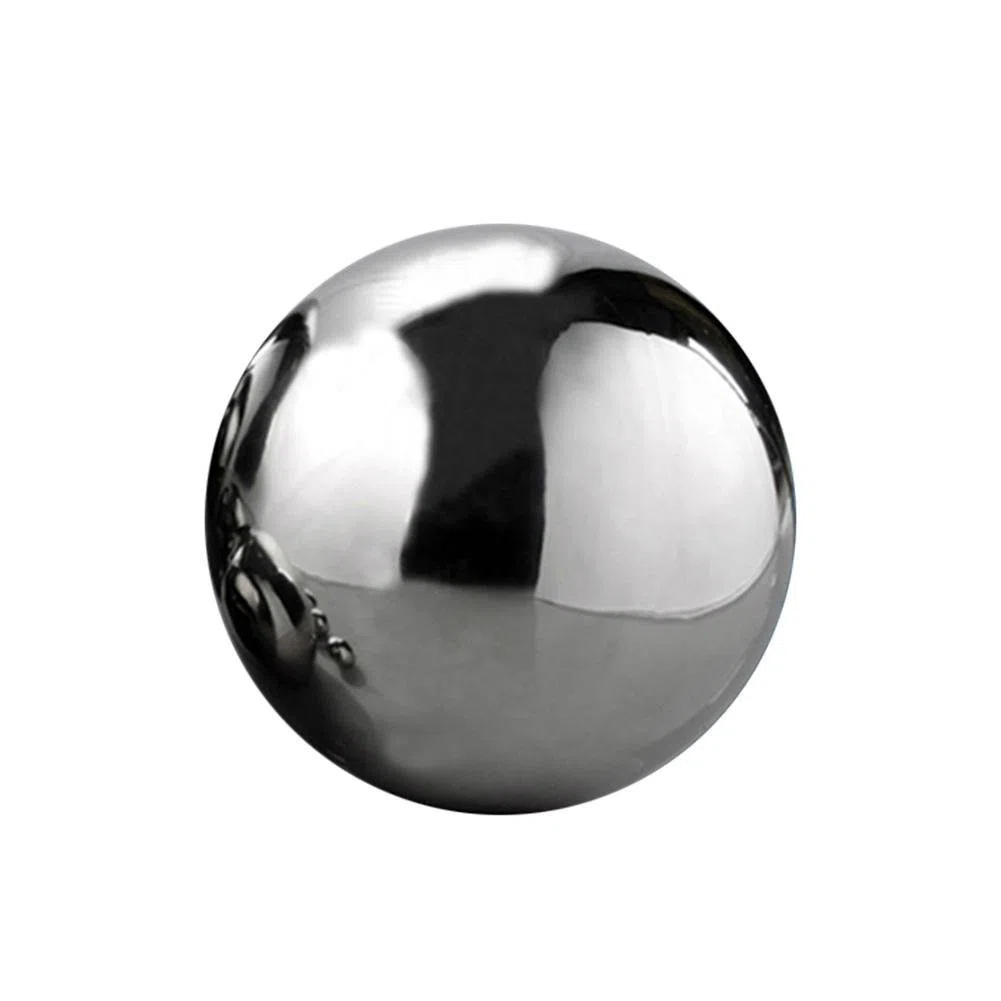 Sfera Cava lucidata a Specchio - Sfera Fissa in Acciaio Inossidabile 304 - Sfere galleggianti per laghetti - per Decorazioni Ornamentali da Giardino di casa (300mm)
