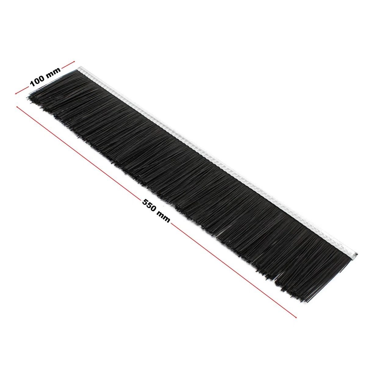 Wiltec Spazzole di ricambio 55 cm per spazzatrice da prato da 105 cm 4 pezzi Trattorino tosaerba