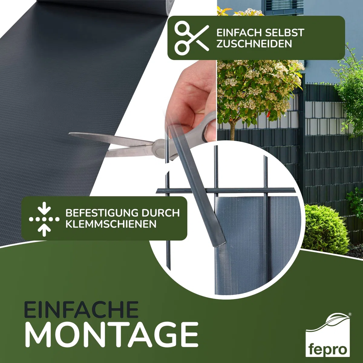 Panorama24 Strisce frangivista in PVC grigio RAL7040, 35 metri x 19 cm inclusi clip di fissaggio, pannelli a doppia asta per recinzione da giardino, pellicola per recinzione opaca