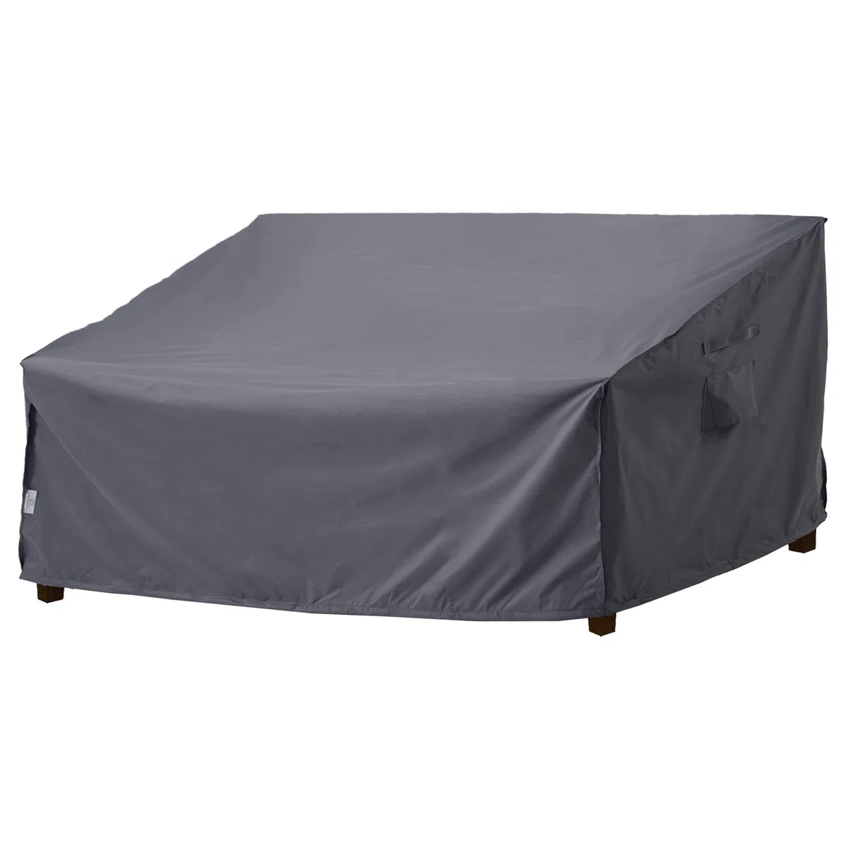 F&J Outdoors Copertura Protettiva per Divano da Giardino Impermeabile Resistente ai Raggi UV Copertura Protettiva per Panchina a 3 Posti Protezione per Divano da Esterno 208x99x61/89cm Grigio