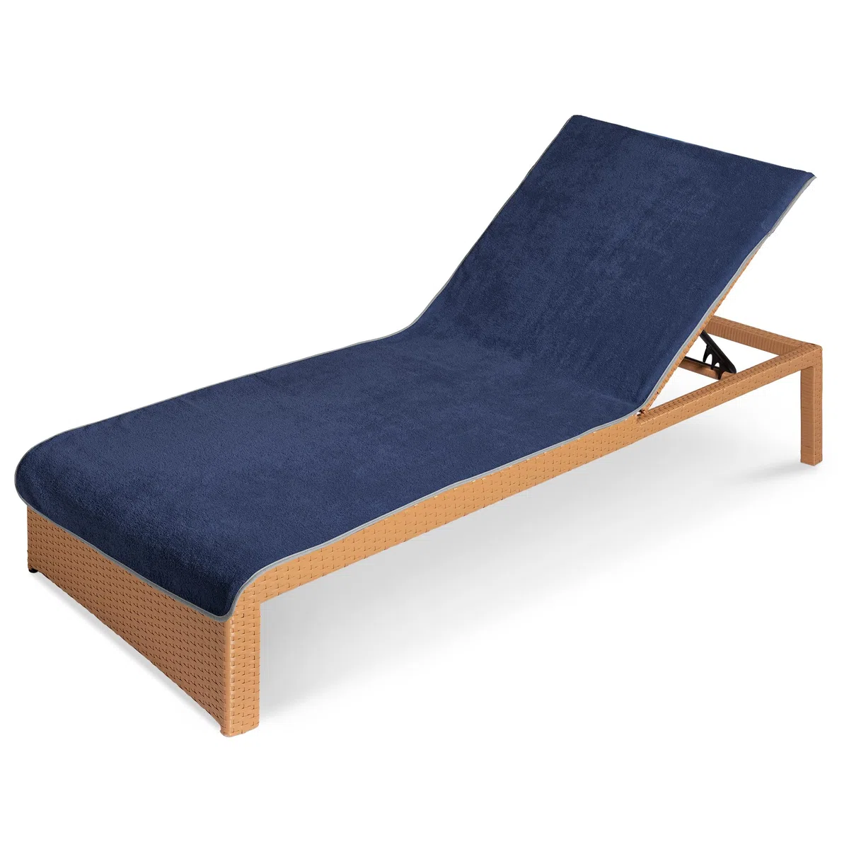 JEMIDI Copertura Sdraio Giardino - Rivestimento Lettino Prendisole Spiaggia Piscina - Copri Sdraio Esterno - Telo Mare XXL Spugna Moderno 80x200 cm