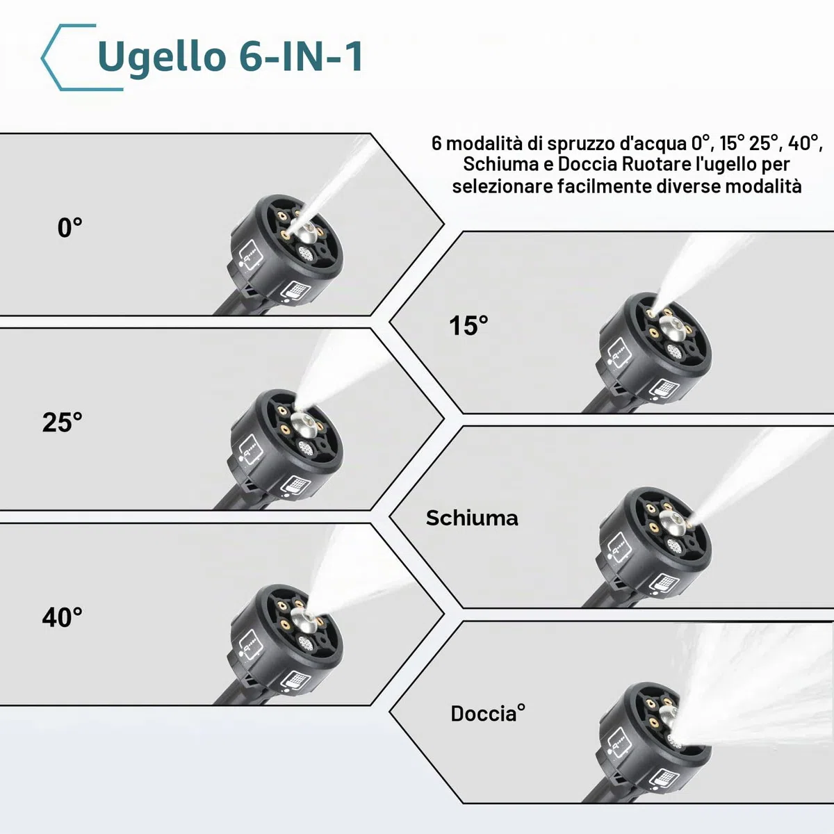 Idropulitrice a Batteria, 21V Max 200 Bar Idropulitrice Portatile con Batterià da 3,0Ah, Press & Clean Pistola Lavaggio con Display LCD di Potenza e 3 Velocità (Nero con 2 Batteria)