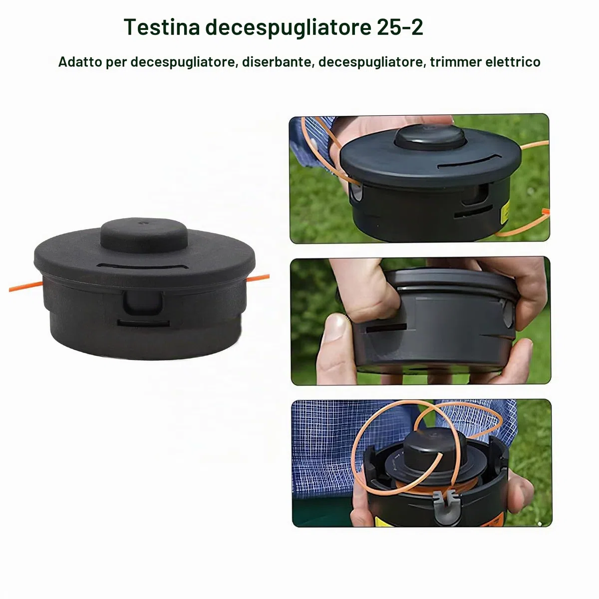 Testina tosaerba AutoCut 25-2 40027102108 per Stihl FS55 FS55R FS80 FS85 FS90 FS90R FS100 FS110 FS130 FS250
