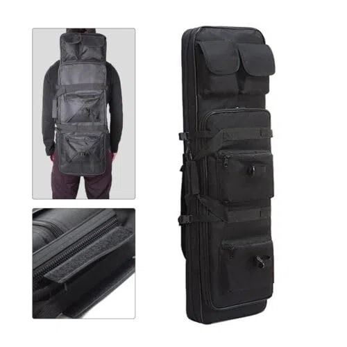 Borsa per il Trasporto di Protezione Tattica e Immagazzinaggio Metal Detector - Zaino Accessori Esterni per Pesca 81 x 24 cm