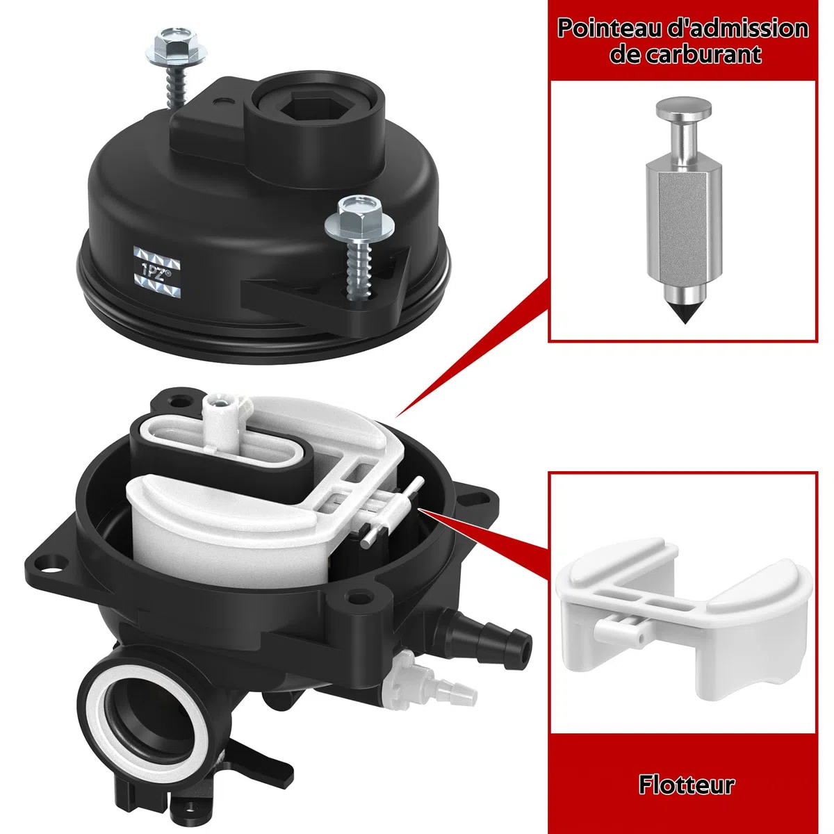1PZ F6C-C56 Carburatore 595656 591979 Sostituzione per Briggs & Stratton 300E 450E OVH 591979 595656 590556 799583 591160 593261 59111111110 Carb de Motocarb Falciatrice Ricambi tappeto erboso