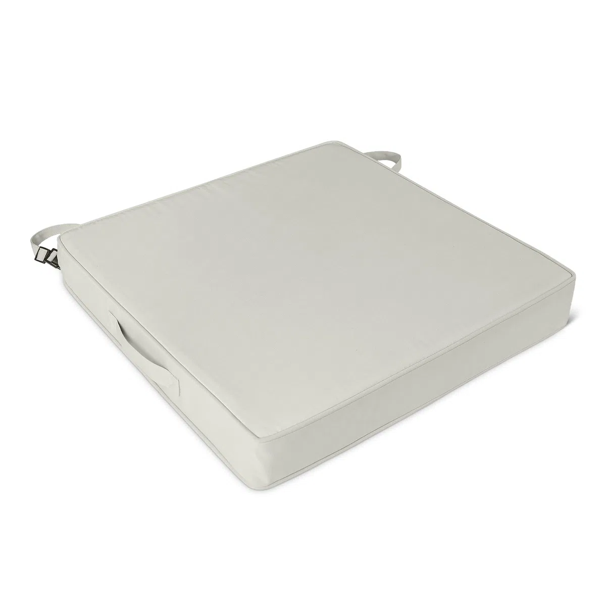 Amazon Basics - Cuscino per Sedia da Giardino. 55.9x55.9x7.6 cm. Beige. Confezione da 2