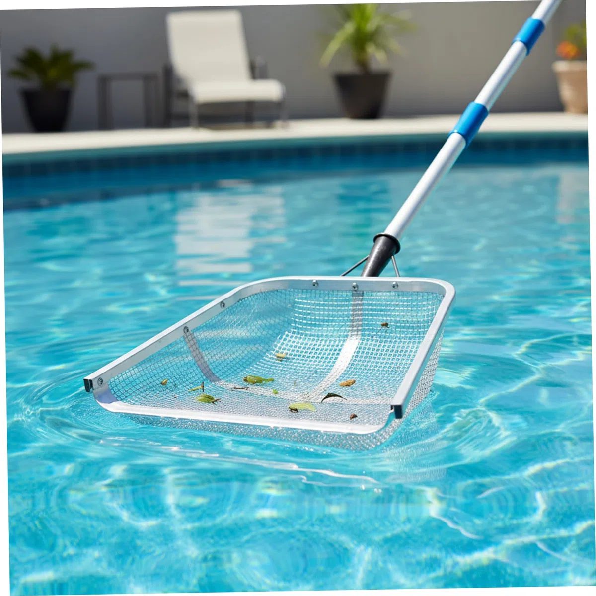 Pala per setaccio per sabbia, pala per setaccio, per terreno in acciaio inossidabile per giardinaggio Sabbia da 17, 5x14, 6 pollici con rete da 4 mm per un filtraggio efficiente di terreno e c