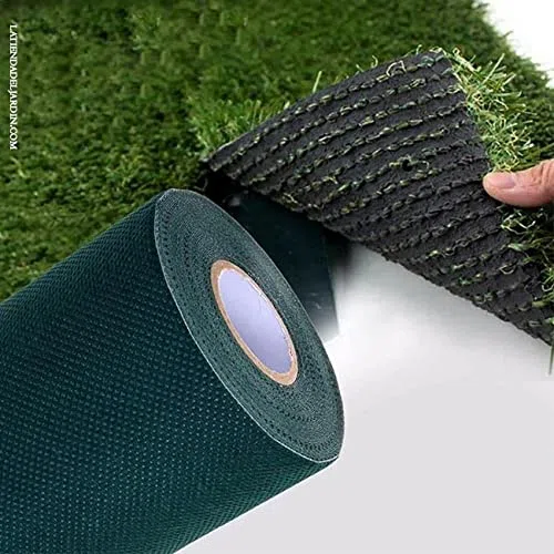 Suinga Nastro Adesivo per Prato Sintetico un lato 30 cm x 5 metri | Banda di Giunzione Interna ed Esterna per Prato Sintetico
