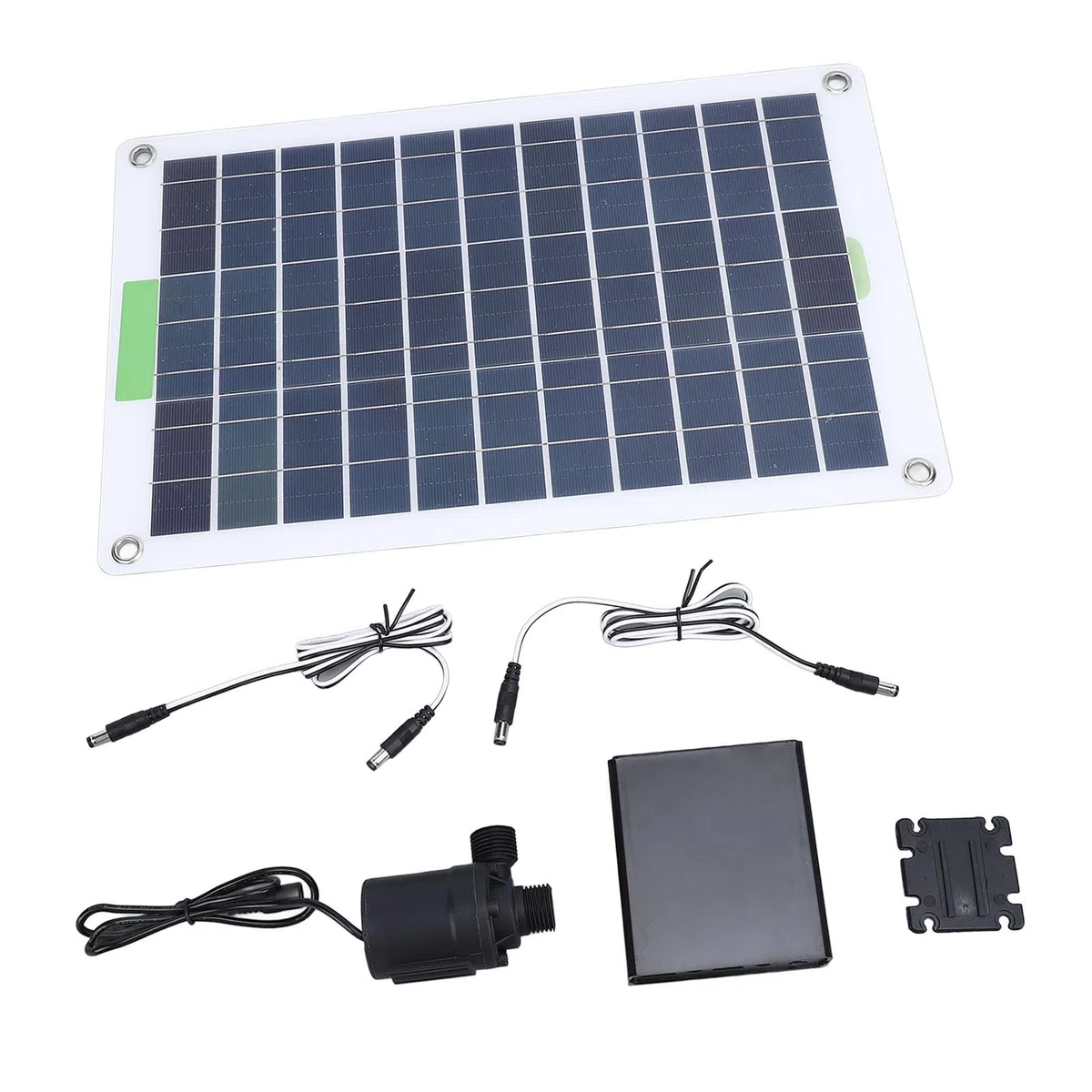 Pompa per Acqua Solare, Pompa per Fontana Ad Energia Solare Monocristallina da 100 W con Scatola di Accumulo di Energia, Pompa per Fontana per Bagno per Uccelli Solare con