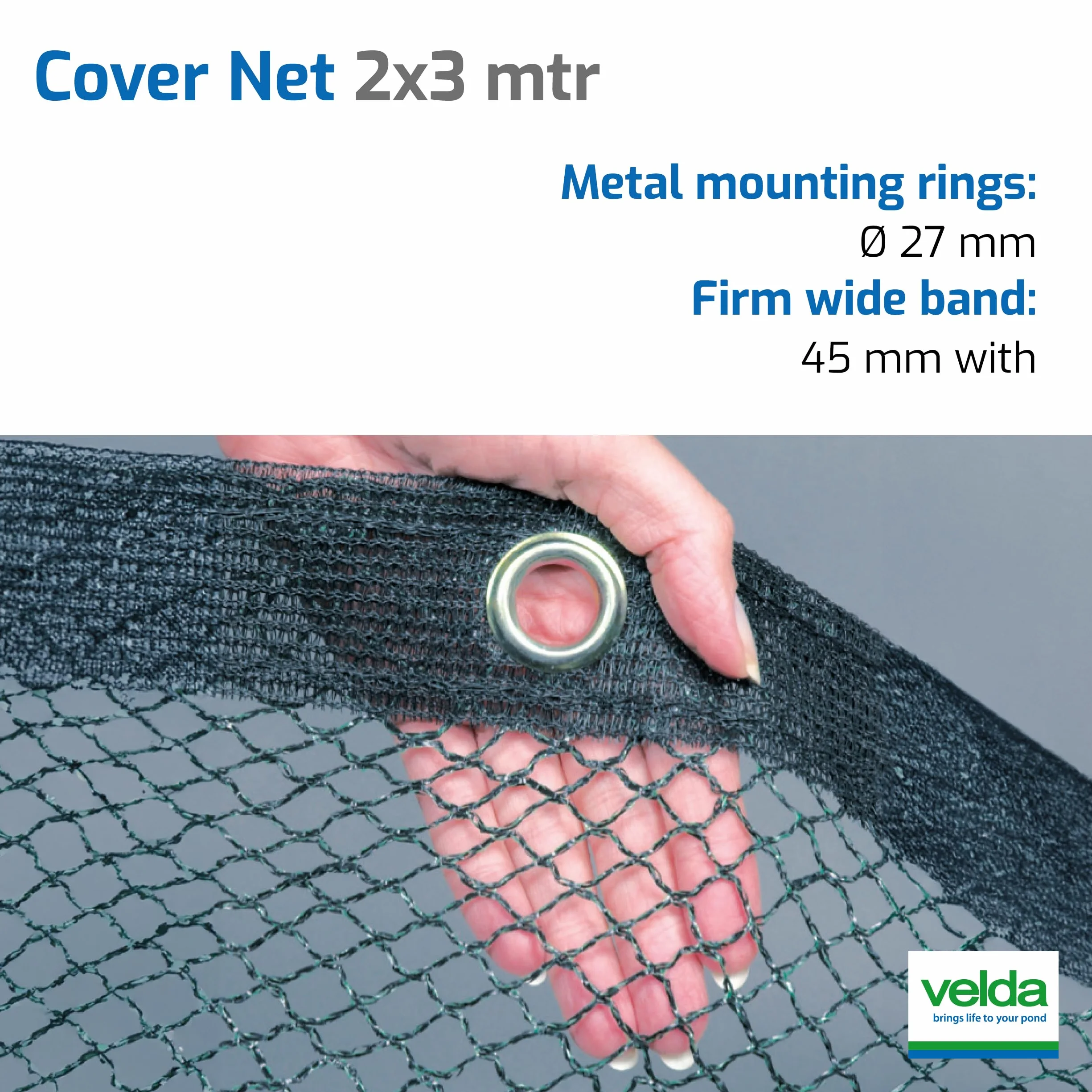 VELDA Rete per laghetto a maglia fine, 2 x 3 m, rete di protezione per uccelli a maglia stretta, a maglia fine, per laghetto, copertura in rete, rete per piscina a maglia fine, per copertura stagno