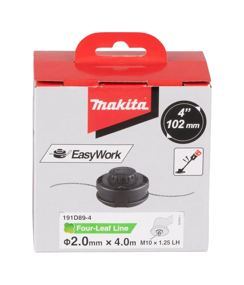 Makita 191D89-4 Testina Batti e Vai Decespugliatore 2,0 mm M10X1,25 LH