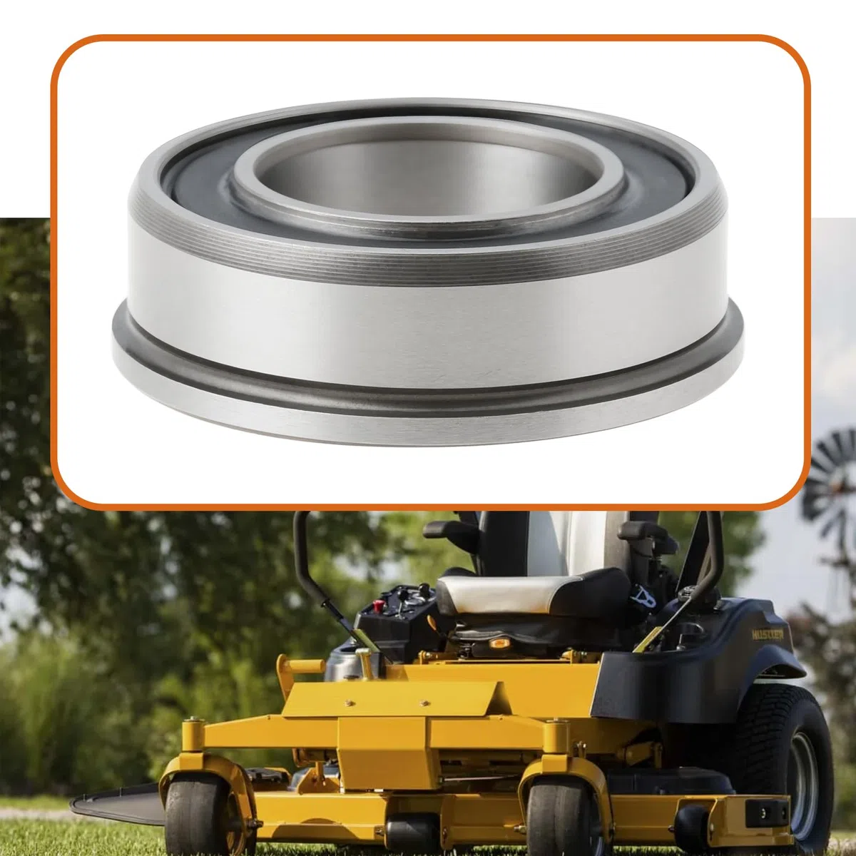 4 cuscinetti per ruota anteriore per motore prato, 604845, 19 x 35/38 x 13 mm, compatibili con Raptor SD SDX XD XDX FASTRAK