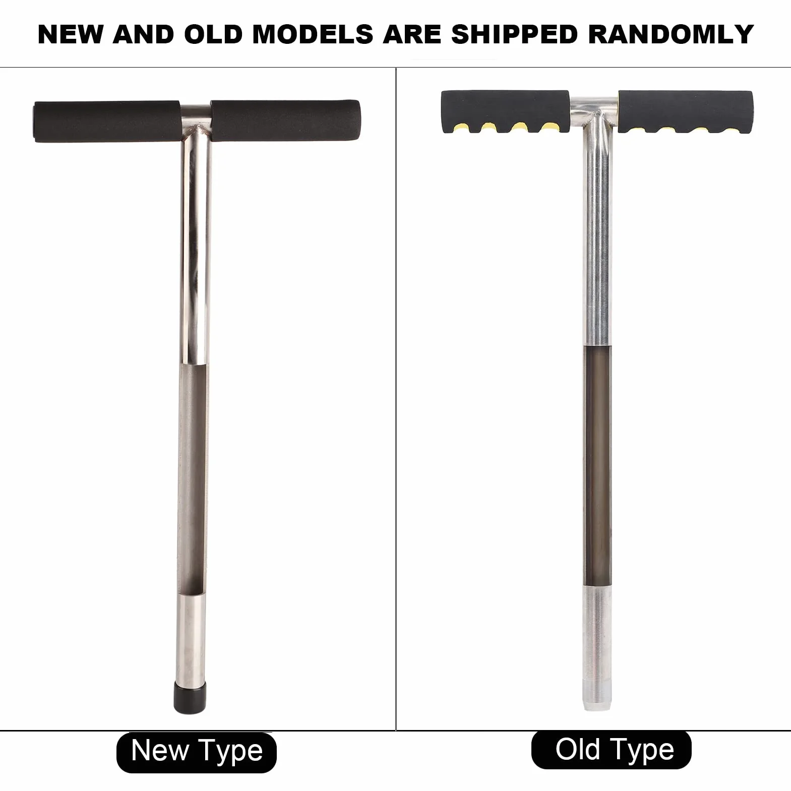 Wakects Soil Sampler Sonda 51 cm, Sonda per Campionamento del Suolo in Acciaio Inox, T-Style Manico, Sampler per Sonda da Suolo per Mazze da