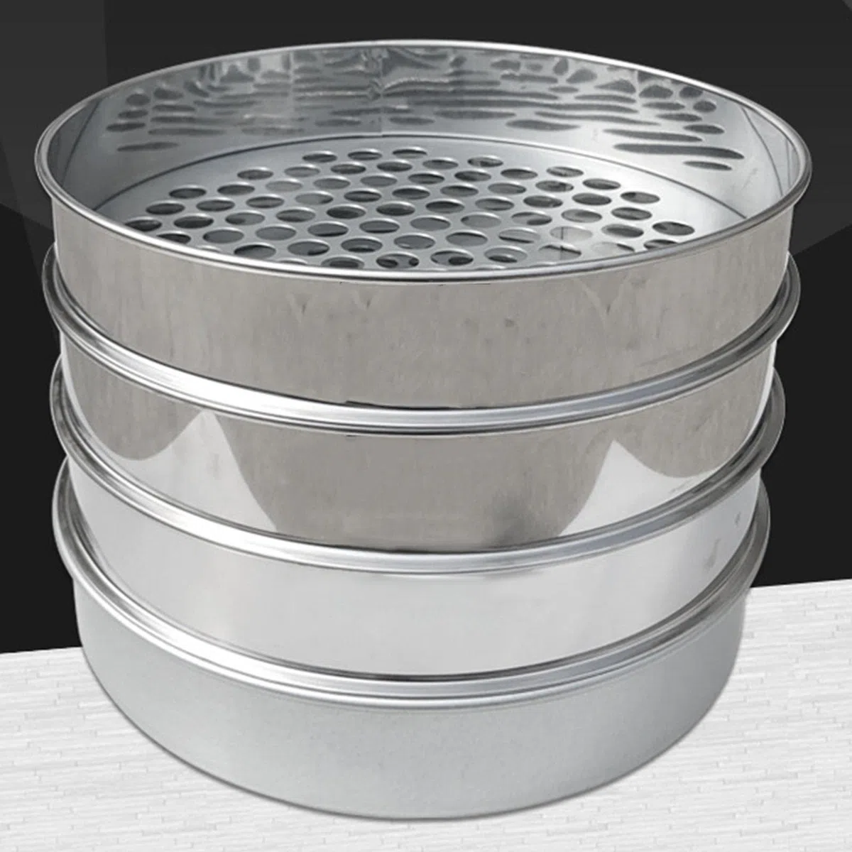 F Fityle Setaccio da Giardino Filtro a Rete Attrezzo da Giardinaggio Foro Tondo Setaccio per mirtilli Setaccio per Sabbia, 18MM