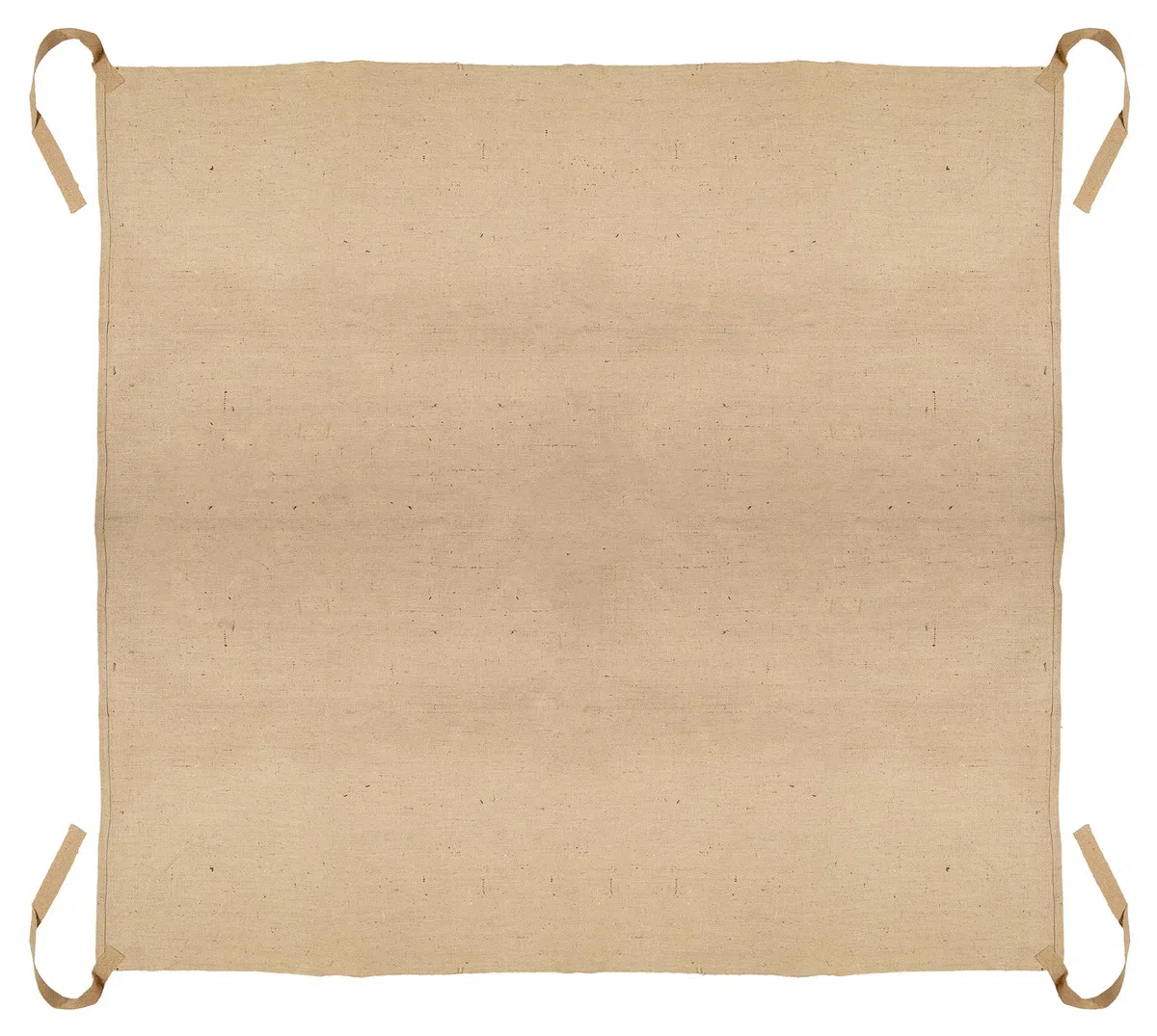 La cordeline Telo di Copertura per rifiuti Verde, 190 x 190 cm, in Tela di Iuta Naturale Rinforzata, 442 g/m², Spesso e Resistente, con Maniglie, Copertura per Raccolta rifiuti, Verde e Raccolta.