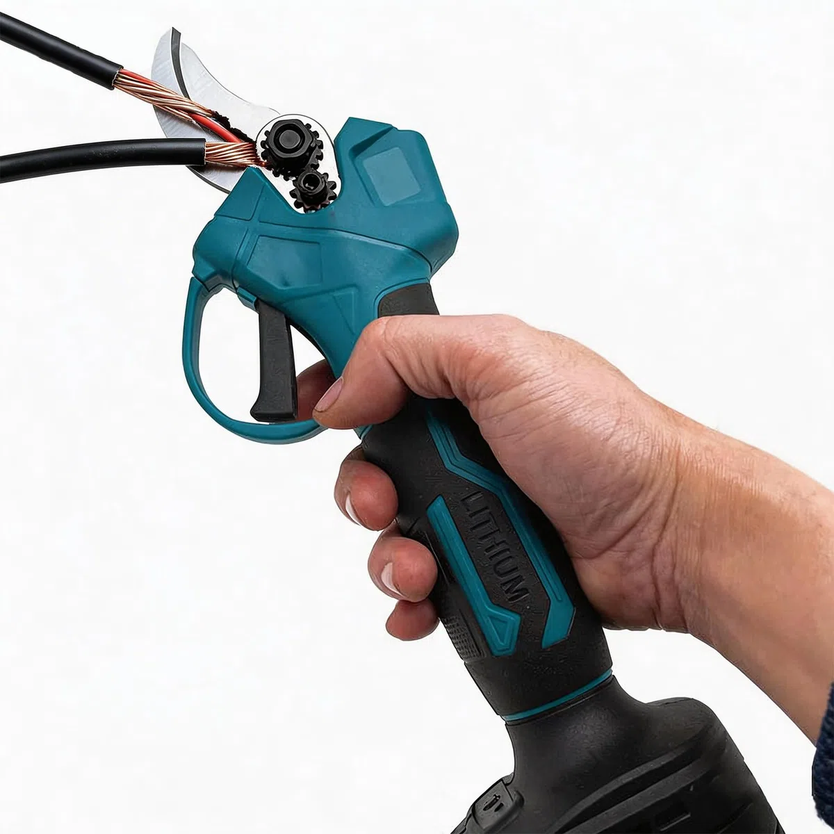 Cesoie elettriche da potatura elettriche ergonomiche da giardino Forbici per accessori da giardino senza spazzole