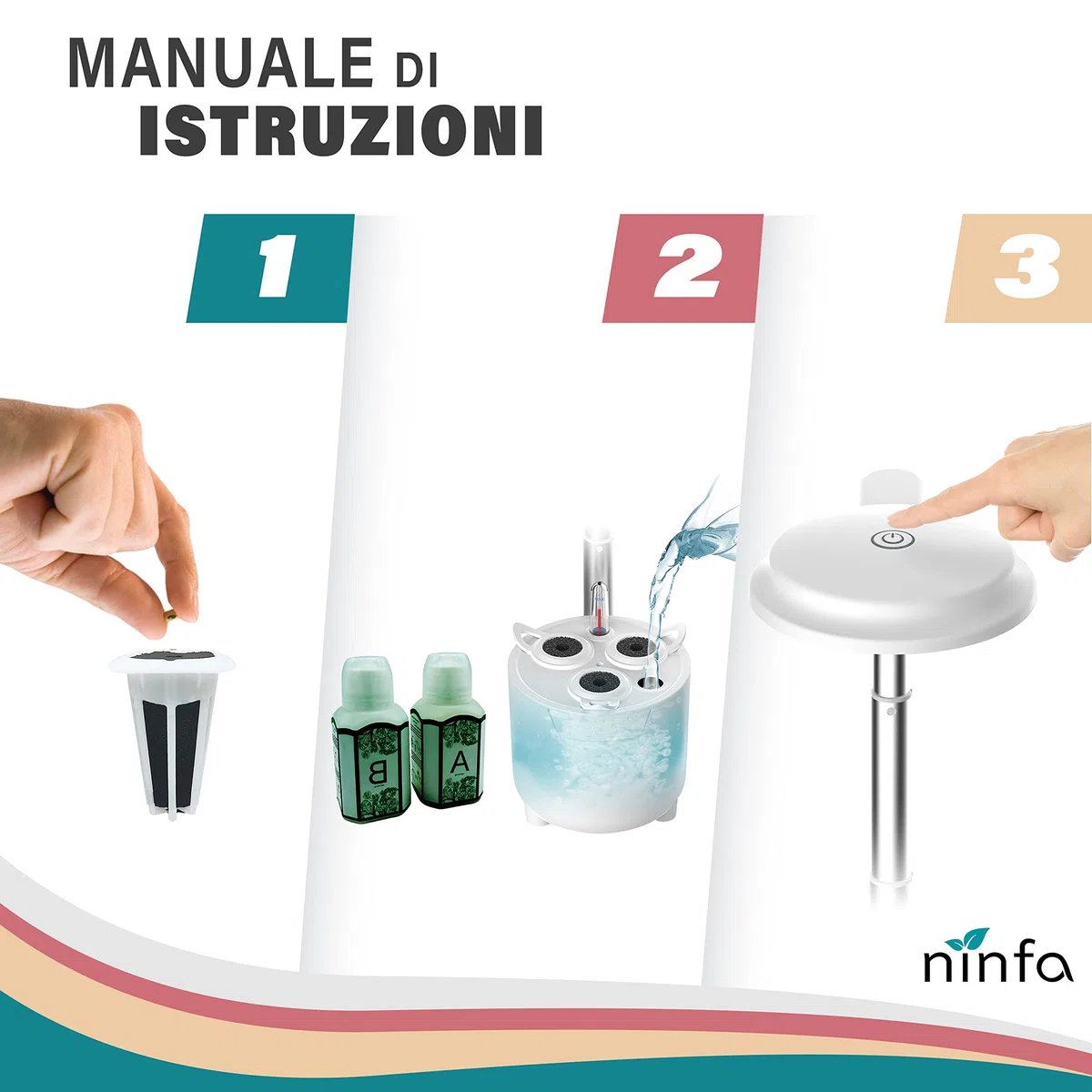 Dafne Smart Garden mini serra, idroponica kit completo per coltivazione indoor, vaso smart autoirrigante con luce led per crescita piante, altezza regolabile e timer automatico (Bianco)