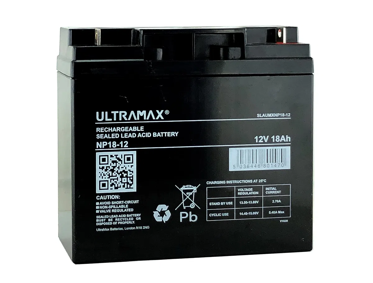 Batteria di ricambio per tosaerba Ultramax AGM/GEL 12V 18Ah (sostituisce 17AH 19AH 20AH 21AH 22AH)