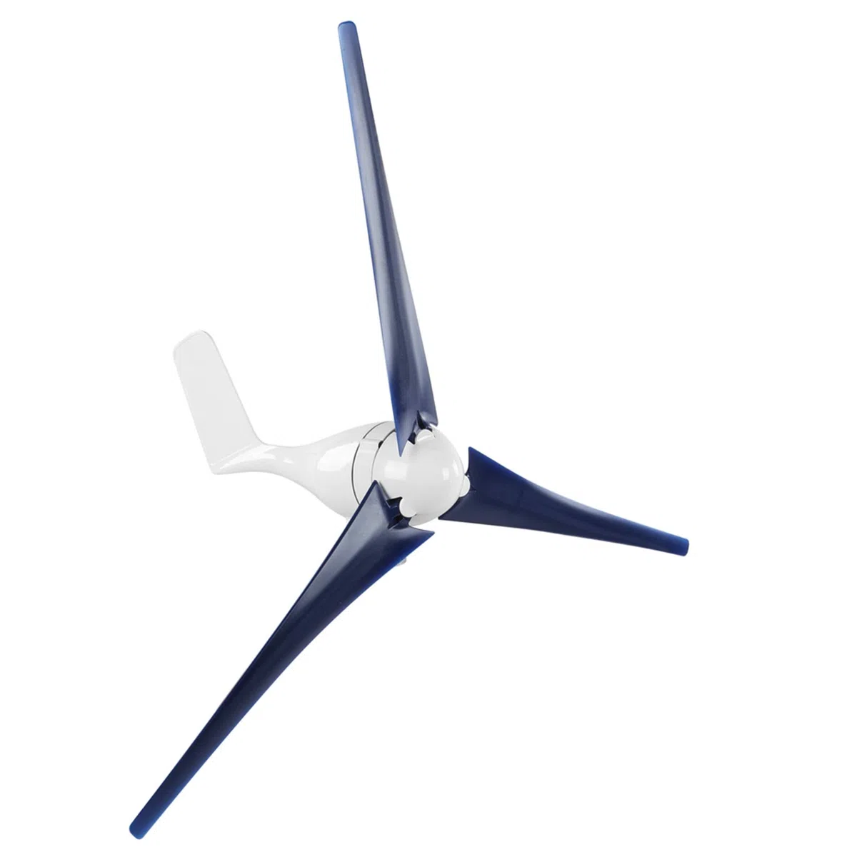 SIXRUN Generatore Eolico da 800 W Piccolo Generatore Eolico con Fibra di Nylon Rotore a Magnete Permanente a 3 Pale 2,0 M/s Avvio per Ricarica Batteria Domestica Marina (Blue #18)