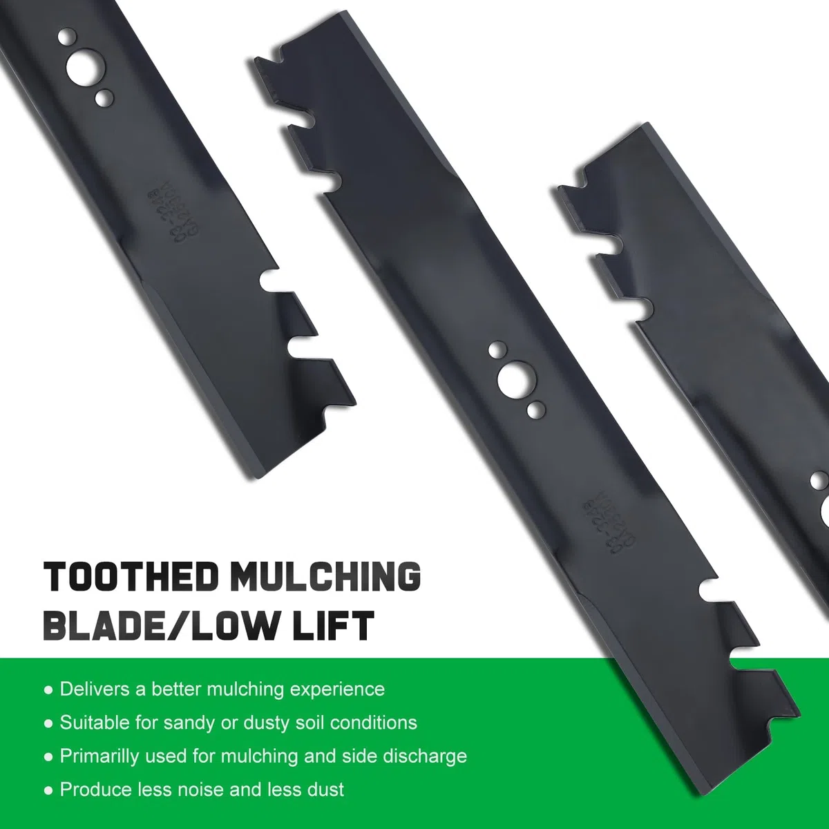 Grasscool Timemaster - Lame per pacciamatura per Tosaerba Toro 20199, 20200, 20975, 20977, Ricambio per Tosaerba 20120P 120-9500-03