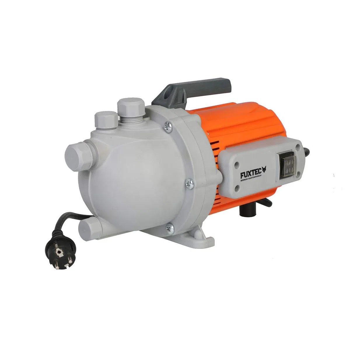 Pompa d'acqua per il giardino FUXTEC FX-GP1600 - pompa sommergibile 600 Watt, max. 3100 l/h, max. 35 m di prevalenza, interruttore galleggiante integrato - anche per piscina