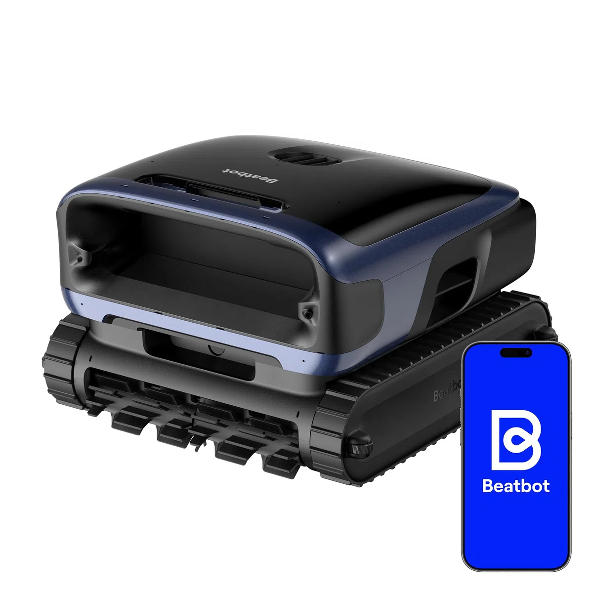 Beatbot Sora 70 Robot Piscina pareti e Fondo, Superficie e Linea,Blu | Pareti e fondo, superficie e linea di galleggiamento, senza fili, parcheggio in superficie,App,Piscine Fuori Terra/interrate