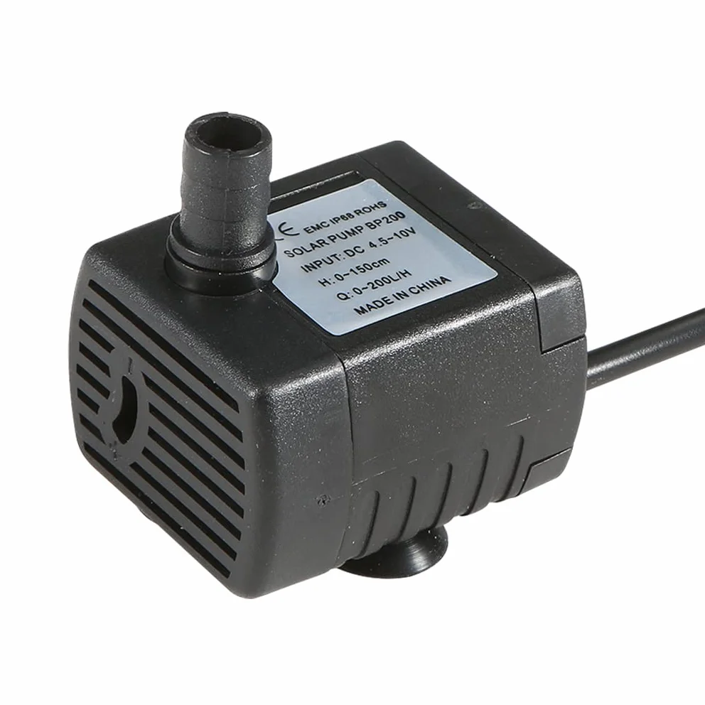 Decdeal Pompa Acqua Solare/Fontana Solare/Pompa d'Acqua a energia Solare di 7V, 1.12W - per Laghetto, Giardino