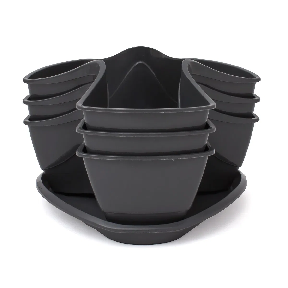 Giardino verticale pensile COUBI HERBAL 9L, dimensioni (mm) 295x295x880, colore Grafite
