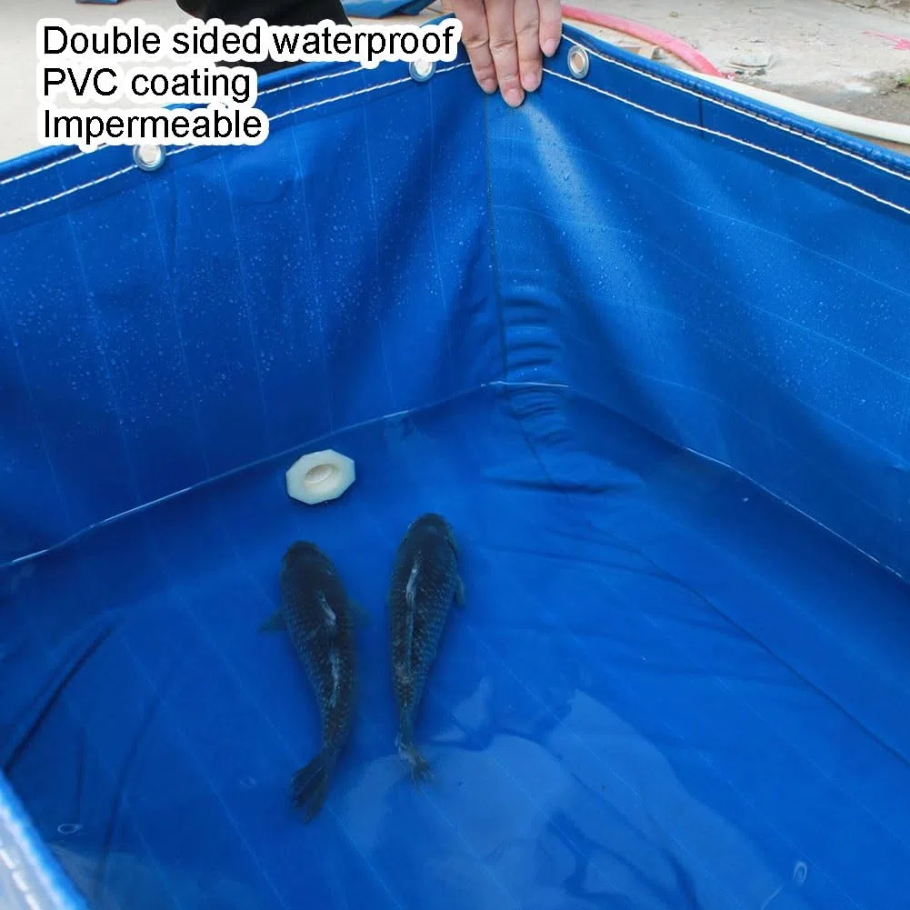Il carro armato all'aperto portatile di Sto dell'acqua di PVCPond3x3x1.5m per la cultura ha sollevato lo stagno perfetto per Irrigat ed i rium.