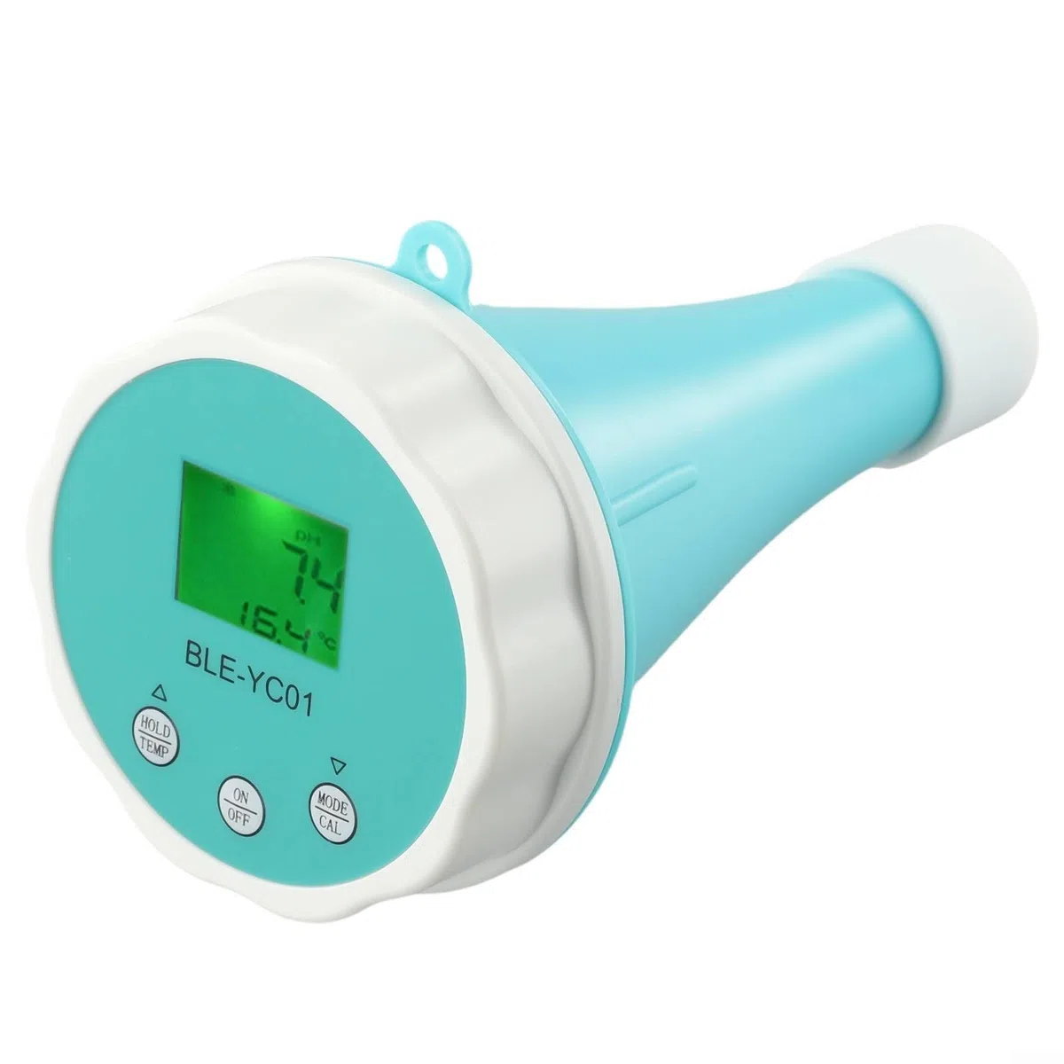 Tester digitale 6 in 1 per la qualità dell'acqua, monitor della temperatura PH ORP, con controllo tramite app mobile, per piscina, acquario, idroponica, analisi dei test dell'acqua potabile, display