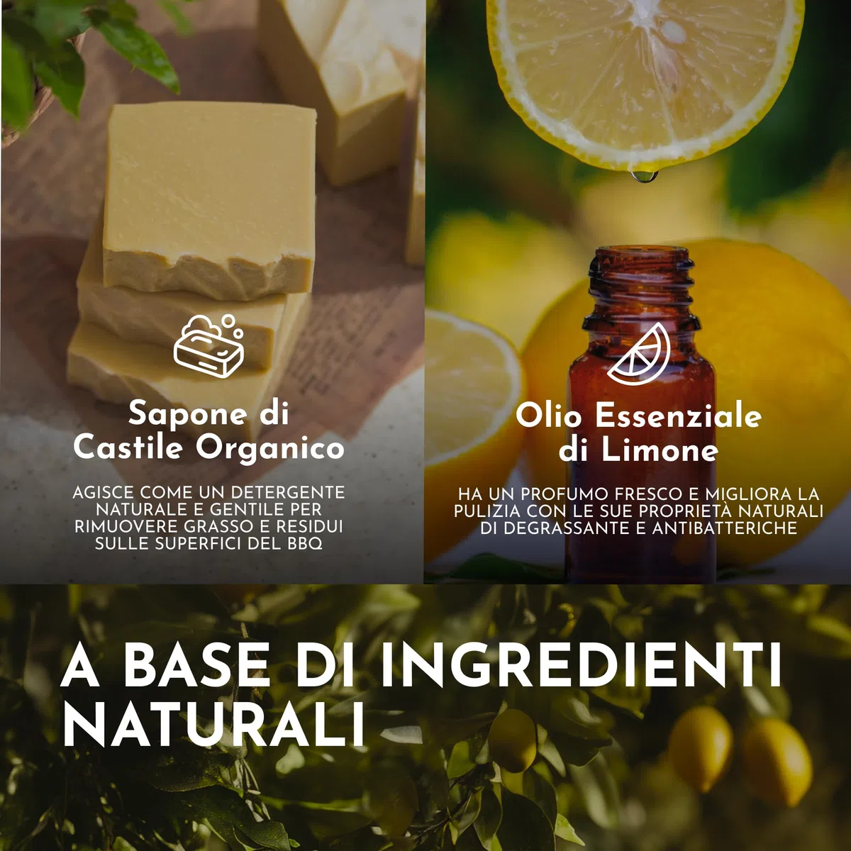 Spray Sgrassatore Barbecue Gas Non Chimico, 500ml - Spray Pulitore per Griglia Barbecue con Acido Citrico per Pulizia Profonda - Efficace Detergente per Pulizia Barbecue Griglia