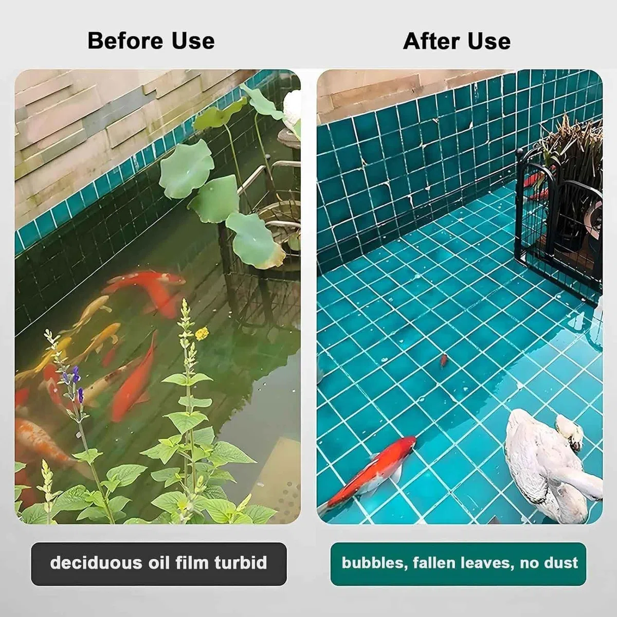 Skimmer galleggiante automatico per laghetto con pompa, 75 W, detergente per superfici per piscine, laghi, giardini, include cavo di alimentazione da 10 m